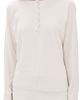 Barefoot Dreams Barefoot Dreams CozyChic Ultra Lite Scallop Henley Top Sand Dune - 1