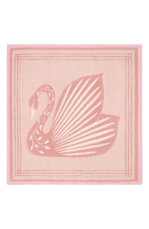 barefoot dreams barefoot dreams Kids' CozyChic Swan Receiving Blanket