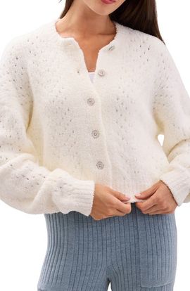 barefoot dreams barefoot dreams Pointelle Cropped Cardigan