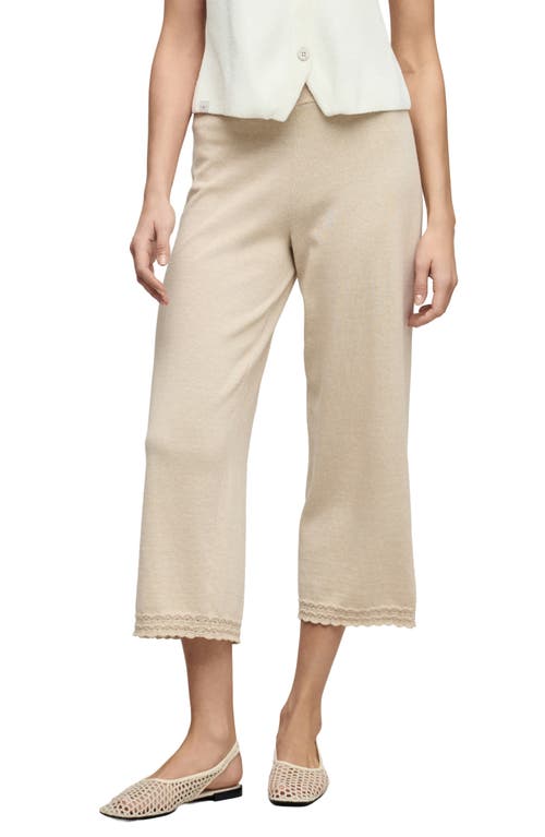 barefoot dreams barefoot dreams Pointelle Hem Cotton Crop Pants