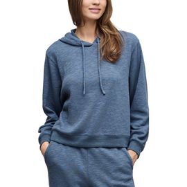 barefoot dreams barefoot dreams Seamed Slub Cotton Blend Double Knit Hoodie