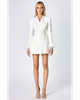 Bariano Bariano Catalina Feather Cuff Blazer Dress - 1