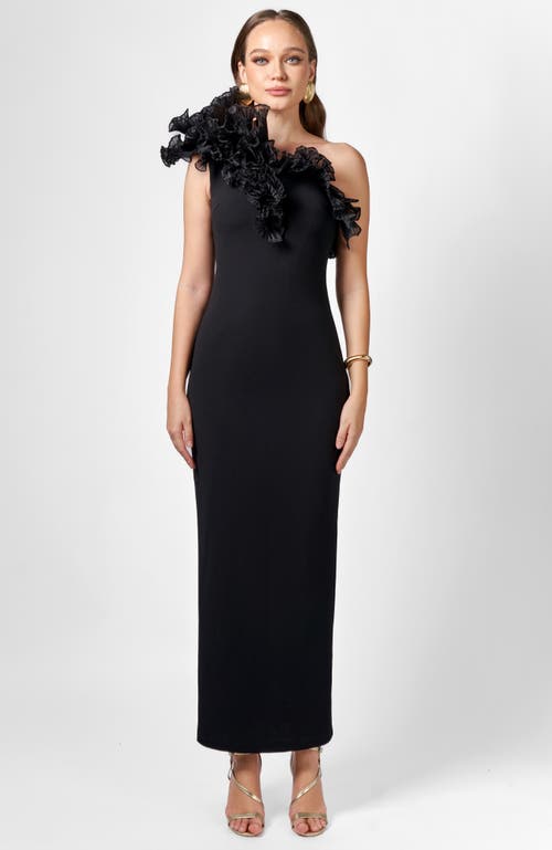 Bariano Bariano Elena One Shoulder Ruffle Midaxi