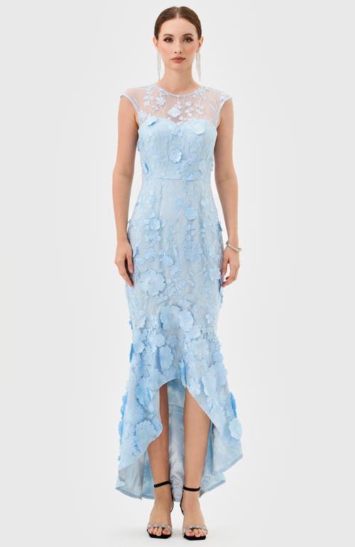 Bariano Bariano Freyja Cap Sleeve Hi Lo Midi