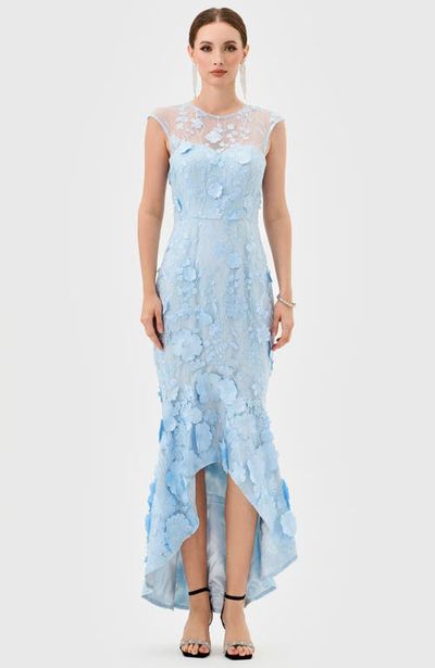 Bariano Bariano Freyja Cap Sleeve Hi Lo Midi