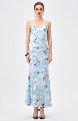 Bariano Bariano Jazlene Floral Chiffon Midaxi