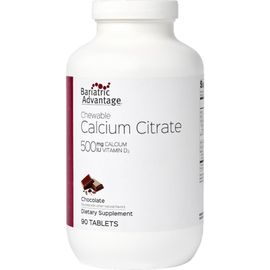 Bariatric Advantage Bariatric Advantage Calcium Citrate Chewable 500 mg Supplement 90 Count