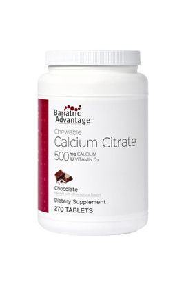 Bariatric Advantage Bariatric Advantage Calcium Citrate Chewable 500mg Supplement 270 Count