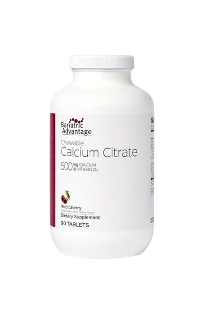 Bariatric Advantage Bariatric Advantage Calcium Citrate Chewable High-Potency Bone Support Supplement