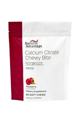 Bariatric Advantage Bariatric Advantage Calcium Citrate Chewy Bites Highly Absorbable Vitamin D3 Supplement 90 Count