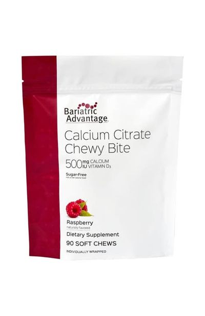 Bariatric Advantage Bariatric Advantage Calcium Citrate Chewy Bites Highly Absorbable Vitamin D3 Supplement 90 Count