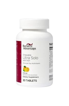 Bariatric Advantage Bariatric Advantage Chewable Ultra Solo Iron Once Daily Multivitamin Supplement 30 Tablets