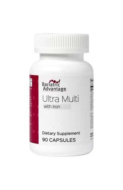 Bariatric Advantage Bariatric Advantage Ultra Multivitamin with Iron Capsule Supplement 90 Capsules