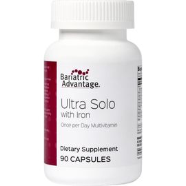 Bariatric Advantage Bariatric Advantage Ultra Solo Once Daily Multivitamin with Iron Supplement 90 Capsules