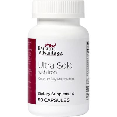 Bariatric Advantage Bariatric Advantage Ultra Solo Once Daily Multivitamin with Iron Supplement 90 Capsules