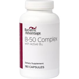 Bariatric Advantage Bariatric Advantage Vitamin B50 Complex High-Potency Easy-Digest Mini Capsules 180 Count