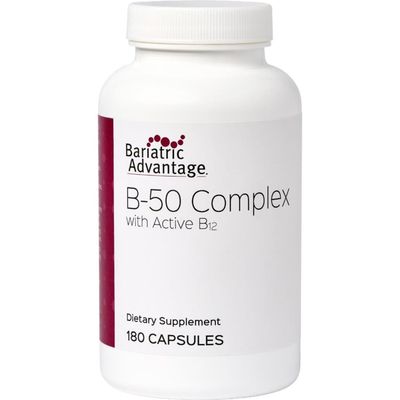 Bariatric Advantage Bariatric Advantage Vitamin B50 Complex High-Potency Easy-Digest Mini Capsules 180 Count