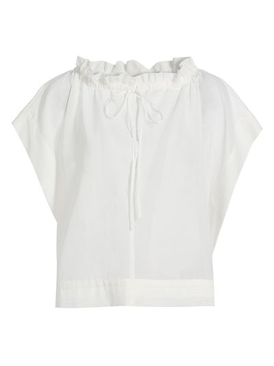 Barneys New York Women's Cotton Organza Ruffled Blouse