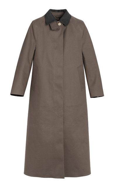 Barrie Barrie Barrie X Mackintosh WoolLined Long Coat Taupe XS