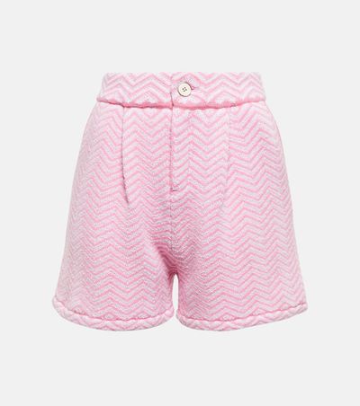 Barrie Barrie Cashmere and cotton-blend bouclÃ© shorts