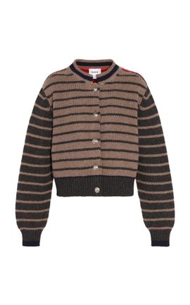 Barrie Barrie Cashmere Chunky Stripes Cardigan