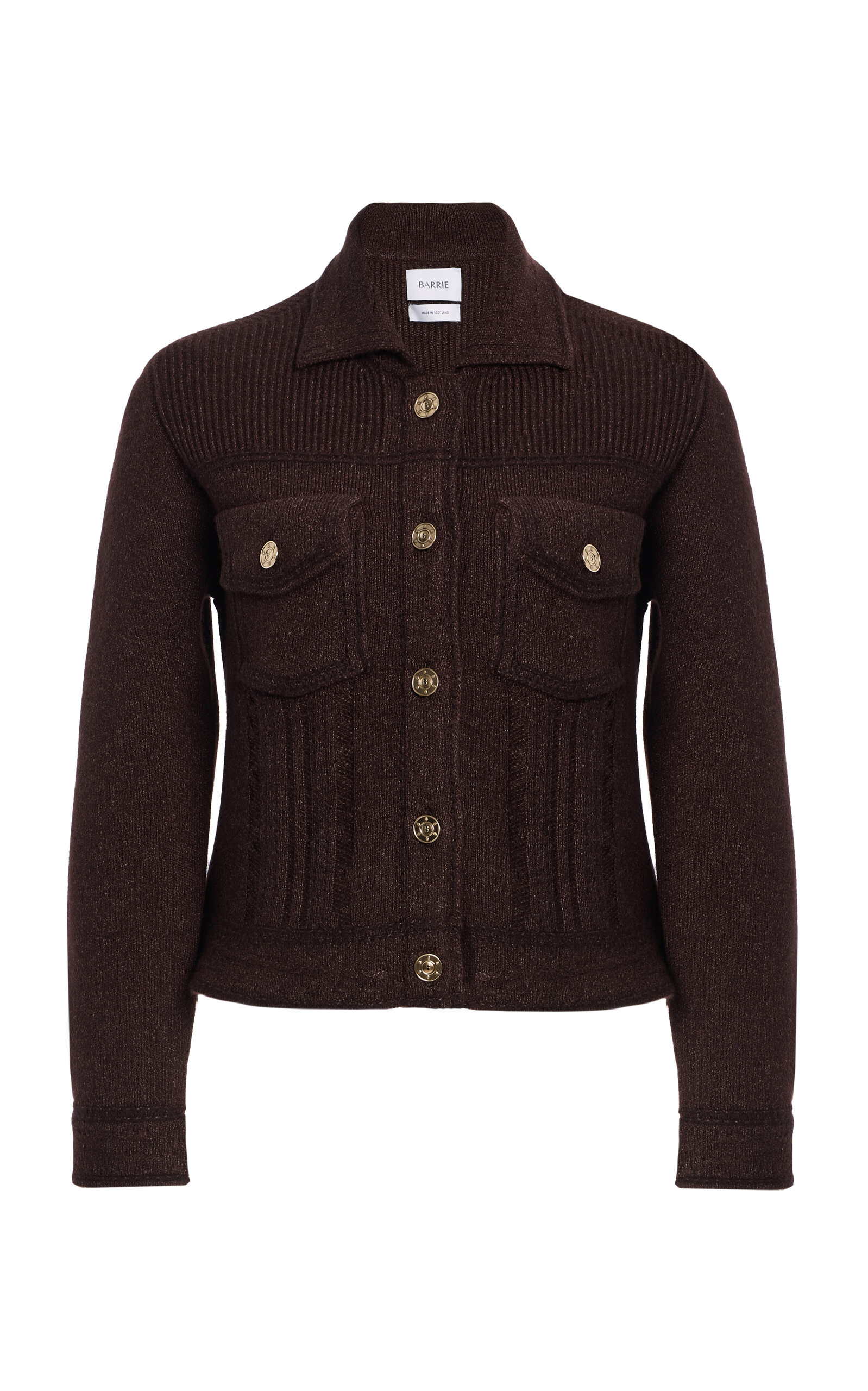 Barrie Barrie Fitted CashmereDenim Jacket