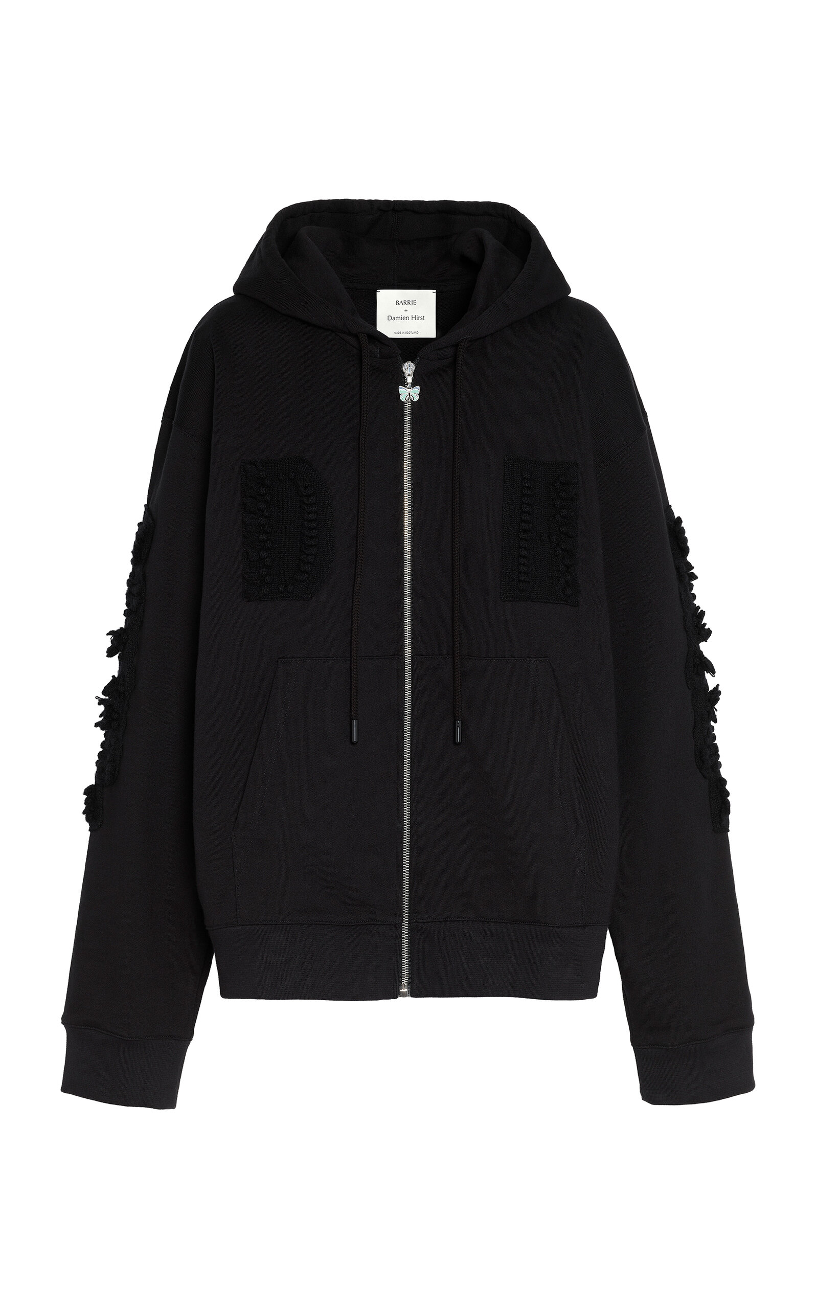 Barrie Barrie x Damien Hirst Jersey Patches CottonCashmere Hoodie