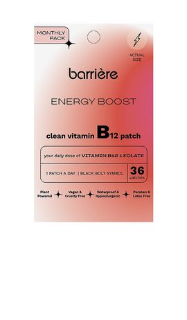 barriere barriere Energy Boost Vitamin B12 Patch 36 Pack