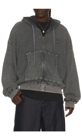 Barriers Worldwide Barriers Worldwide Star Waffle Zip Up Hoodie
