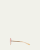 Barton Perreira Anamcara Metal Oval Sunglasses - 3