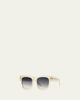 Barton Perreira Blackwell 53mm Rectangular Acetate Sunglasses - 2