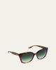 Barton Perreira Brow Babe Acetate Butterly Sunglasses - 1
