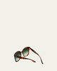 Barton Perreira Brow Babe Acetate Butterly Sunglasses - 2