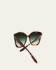 Barton Perreira Brow Babe Acetate Butterly Sunglasses - 5