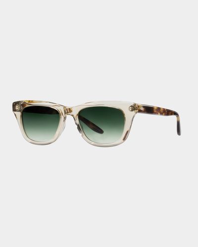 Barton Perreira Claudel Rectangle Acetate Sunglasses
