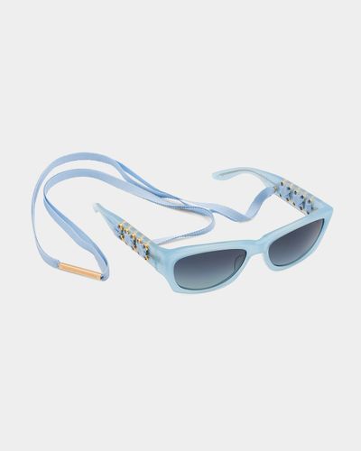 Barton Perreira Cora AGB Square Acetate & Plastic Sunglasses
