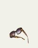 Barton Perreira Crescendo 50.5mm Geometric Acetate Sunglasses - 3