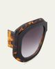 Barton Perreira Crescendo 50.5mm Geometric Acetate Sunglasses - 4