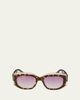 Barton Perreira Crescendo 50.5mm Square Acetate Sunglasses - 1