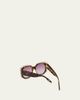 Barton Perreira Crescendo 50.5mm Square Acetate Sunglasses - 3