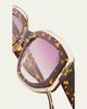 Barton Perreira Crescendo 50.5mm Square Acetate Sunglasses - 4
