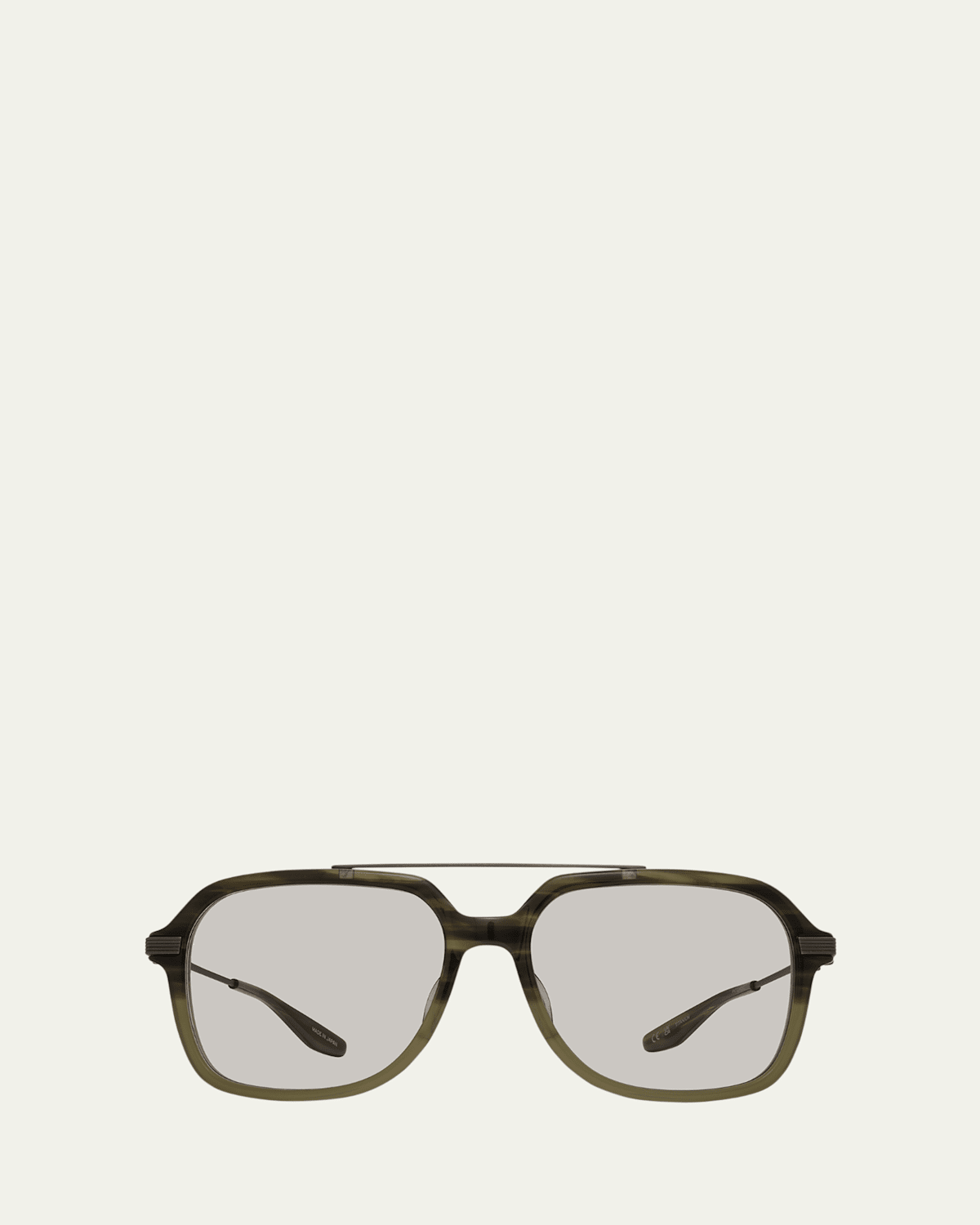 Barton Perreira D. Ellis Plastic & Titanium Aviator Sunglasses