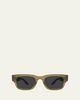 Barton Perreira Dondi 50.5mm Rectangular Acetate Sunglasses - 1