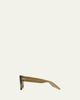 Barton Perreira Dondi 50.5mm Rectangular Acetate Sunglasses - 3