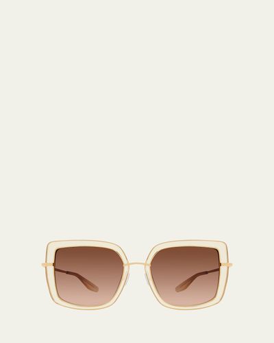 Barton Perreira Margret Square Sunglasses