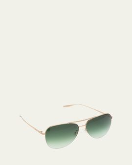 Barton Perreira Men's Chevalier Julep Aviator Sunglasses