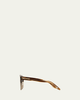 Barton Perreira Men's Oxford Acetate Round Sunglasses - 3