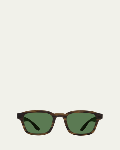 Barton Perreira Men's Winton Zyl Square Sunglasses