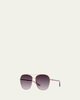 Barton Perreira Sully Aviator Titanium Sunglasses - 4