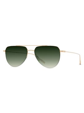 Barton Perreira Women's McNair 55MM Aviator Sunglasses